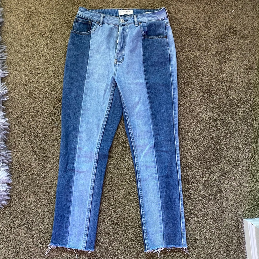 Pacsun Two Toned Mom Jeans
